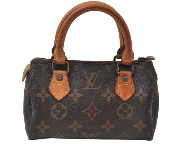 Authentic Louis Vuitton Monogram Mini Speedy Hand Bag Purse Old Model LV L0032