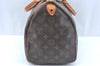 Authentic Louis Vuitton Monogram Speedy 35 Hand Boston Bag Old Model LV L0033