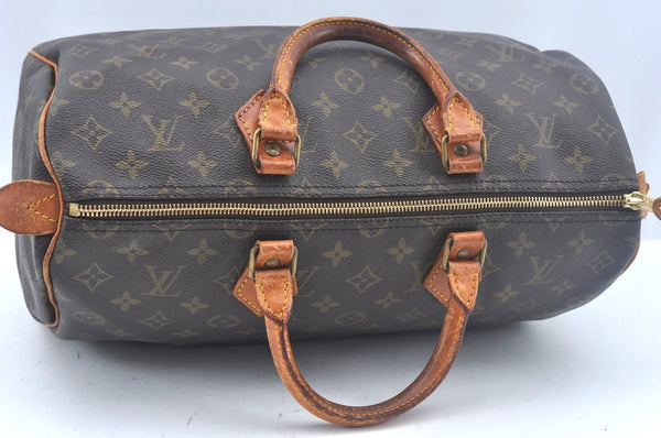 Authentic Louis Vuitton Monogram Speedy 35 Hand Boston Bag Old Model LV L0033