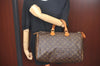 Authentic Louis Vuitton Monogram Speedy 35 Hand Boston Bag Old Model LV L0033