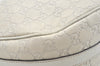 Authentic GUCCI Twins Guccissima GG Leather Shoulder Bag 232962 White L0035