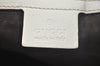 Authentic GUCCI Twins Guccissima GG Leather Shoulder Bag 232962 White L0035