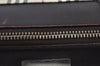 Authentic BURBERRY Vintage Check Hand Bag Canvas Leather Brown L0038