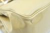 Authentic Louis Vuitton SacPicolour Hand Bag Purse Beige Enamel M92547 LV L0041