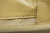 Authentic Louis Vuitton SacPicolour Hand Bag Purse Beige Enamel M92547 LV L0041