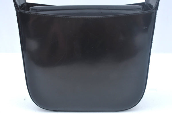 Authentic GUCCI Vintage Hand Bag Leather Purse 0070249 Black Junk L0042
