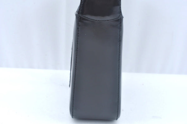 Authentic GUCCI Vintage Hand Bag Leather Purse 0070249 Black Junk L0042