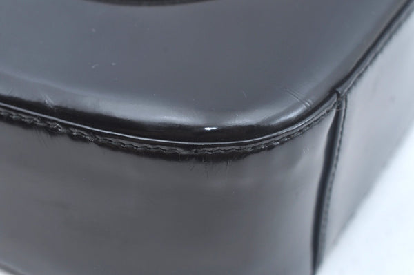 Authentic GUCCI Vintage Hand Bag Leather Purse 0070249 Black Junk L0042