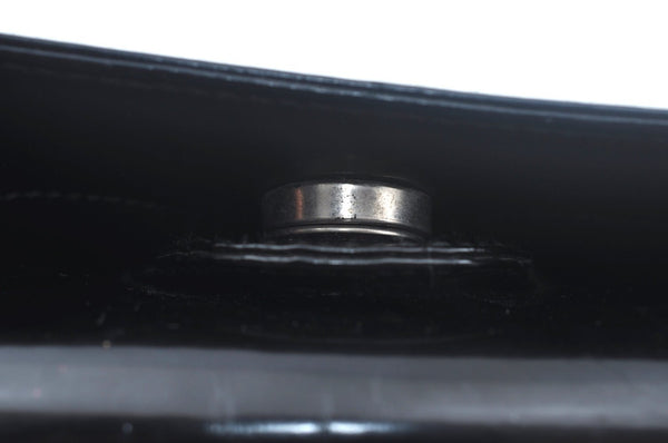 Authentic GUCCI Vintage Hand Bag Leather Purse 0070249 Black Junk L0042