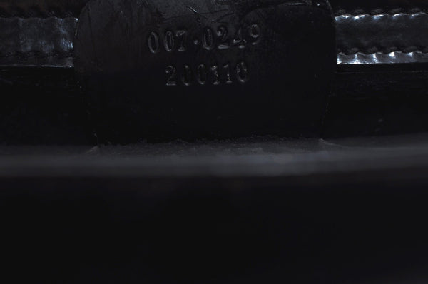 Authentic GUCCI Vintage Hand Bag Leather Purse 0070249 Black Junk L0042