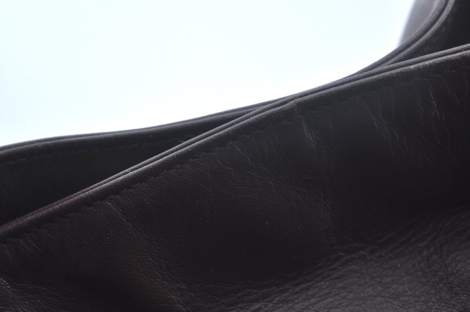 Authentic GUCCI Bamboo 2way Hand Shoulder Bag Leather Brown L0045
