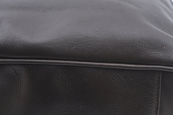 Authentic GUCCI Bamboo 2way Hand Shoulder Bag Leather Brown L0045
