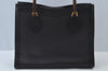 Authentic GUCCI Bamboo Vintage Hand Bag Leather Black Junk L0047