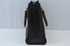 Authentic GUCCI Bamboo Vintage Hand Bag Leather Black Junk L0047