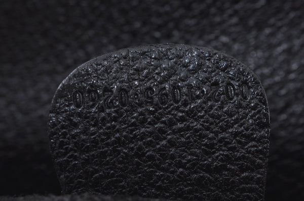 Authentic GUCCI Bamboo Vintage Hand Bag Leather Black Junk L0047