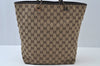 Authentic GUCCI Shoulder Bag GG Canvas Leather 0021098 Brown L0048