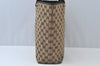 Authentic GUCCI Shoulder Bag GG Canvas Leather 0021098 Brown L0048