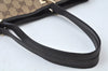 Authentic GUCCI Shoulder Bag GG Canvas Leather 0021098 Brown L0048