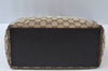 Authentic GUCCI Shoulder Bag GG Canvas Leather 0021098 Brown L0048