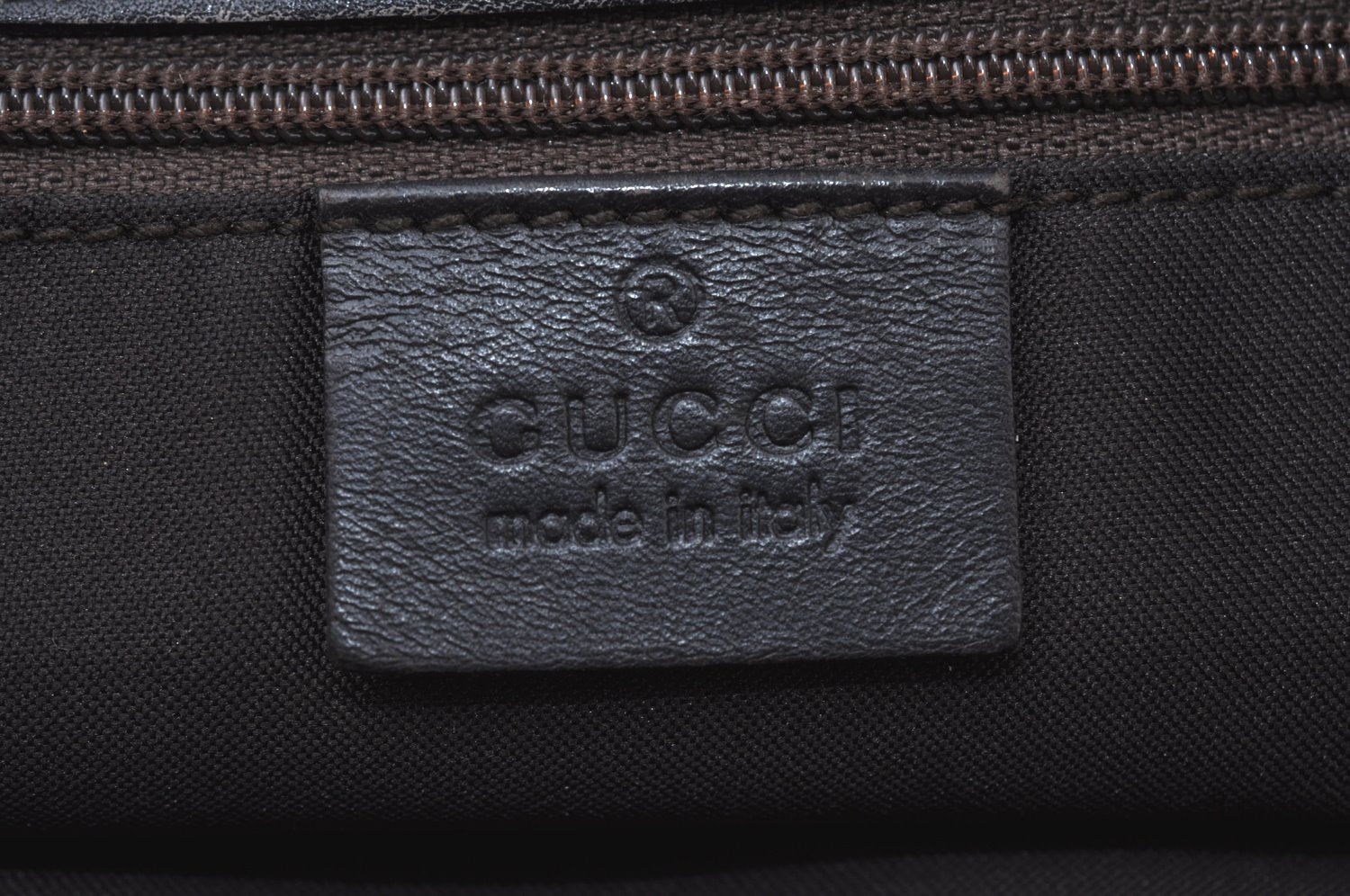 Authentic GUCCI Shoulder Bag GG Canvas Leather 0021098 Brown L0048