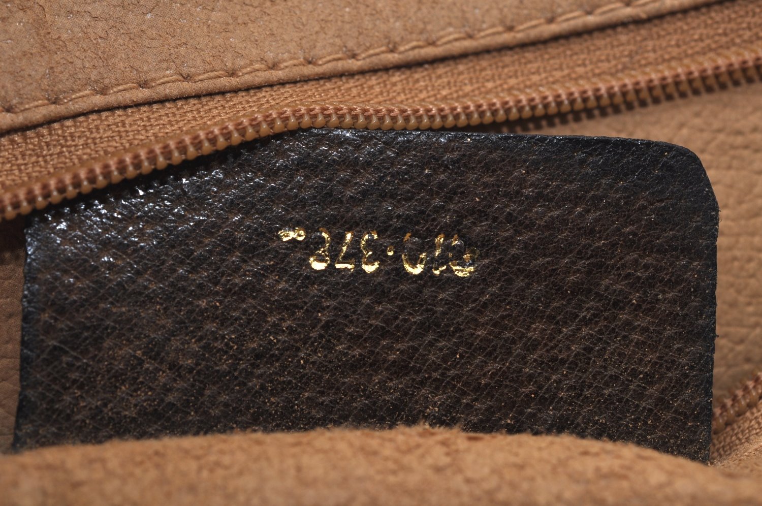 Authentic GUCCI Web Sherry Line Hand Tote Bag GG PVC Leather Brown L0049
