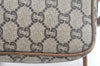 Authentic GUCCI GG Plus Shoulder Cross Body Bag PVC Leather Brown L0052