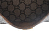 Authentic GUCCI GG Plus Shoulder Cross Body Bag PVC Leather Brown L0052