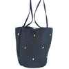 Authentic Salvatore Ferragamo Vara Shoulder Bag Purse Nylon Black SF L0053