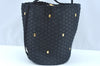 Authentic Salvatore Ferragamo Vara Shoulder Bag Purse Nylon Black SF L0053