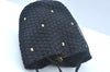 Authentic Salvatore Ferragamo Vara Shoulder Bag Purse Nylon Black SF L0053