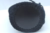 Authentic Salvatore Ferragamo Vara Shoulder Bag Purse Nylon Black SF L0053