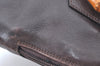 Authentic GUCCI Bamboo 2way Hand Shoulder Bag Purse Leather Brown L0055