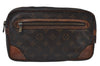 Auth Louis Vuitton Monogram Marly Dragonne GM M51825 Clutch Hand Bag Junk L0057