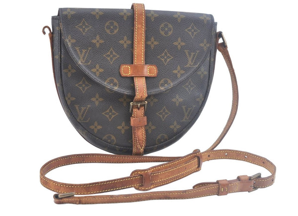 Auth Louis Vuitton Monogram Chantilly MM Shoulder Cross Bag M51233 Junk L0061