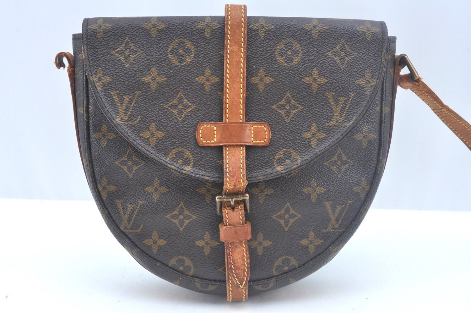 Auth Louis Vuitton Monogram Chantilly MM Shoulder Cross Bag M51233 Junk L0061