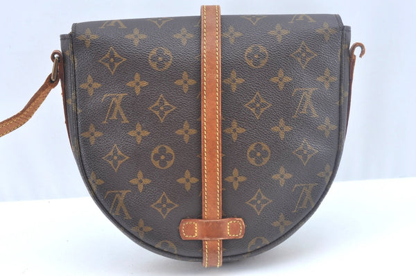 Auth Louis Vuitton Monogram Chantilly MM Shoulder Cross Bag M51233 Junk L0061