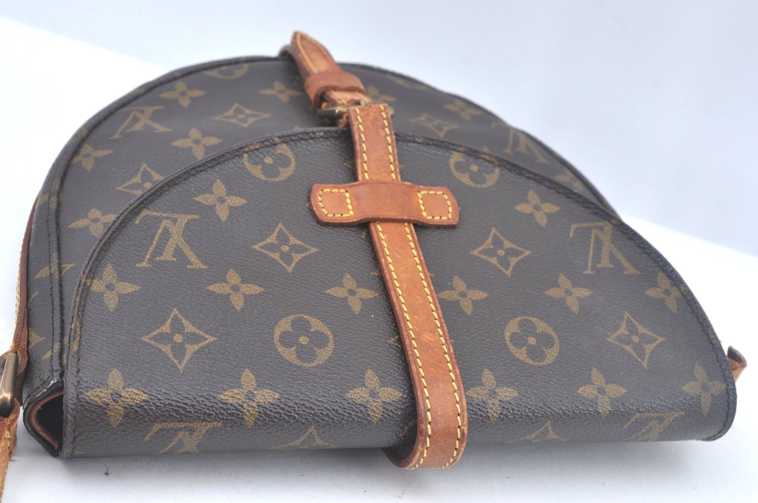 Auth Louis Vuitton Monogram Chantilly MM Shoulder Cross Bag M51233 Junk L0061