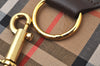 Authentic Burberrys Vintage Check Canvas Clutch Hand Bag Beige L0063