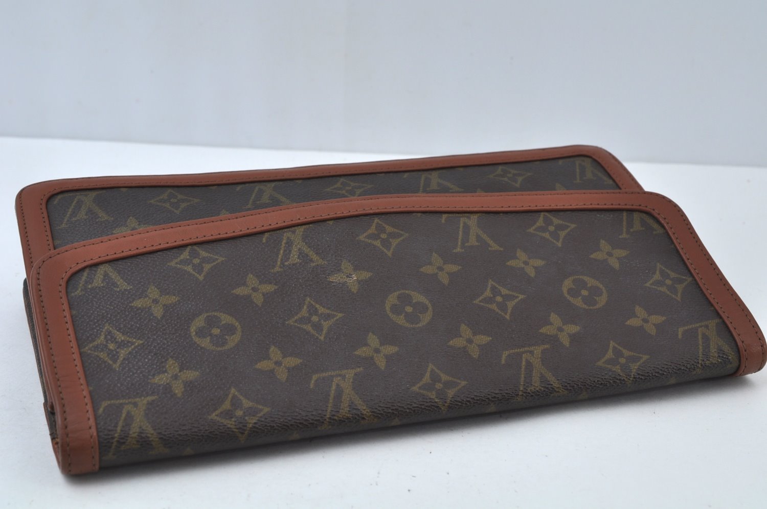 Louis Vuitton Monogram Pochette Dame GM Clutch Hand Bag Old Model LV Junk L0067