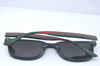 Authentic GUCCI Web Sherry Line Sunglasses GG 0848SK Plastic Black L0070