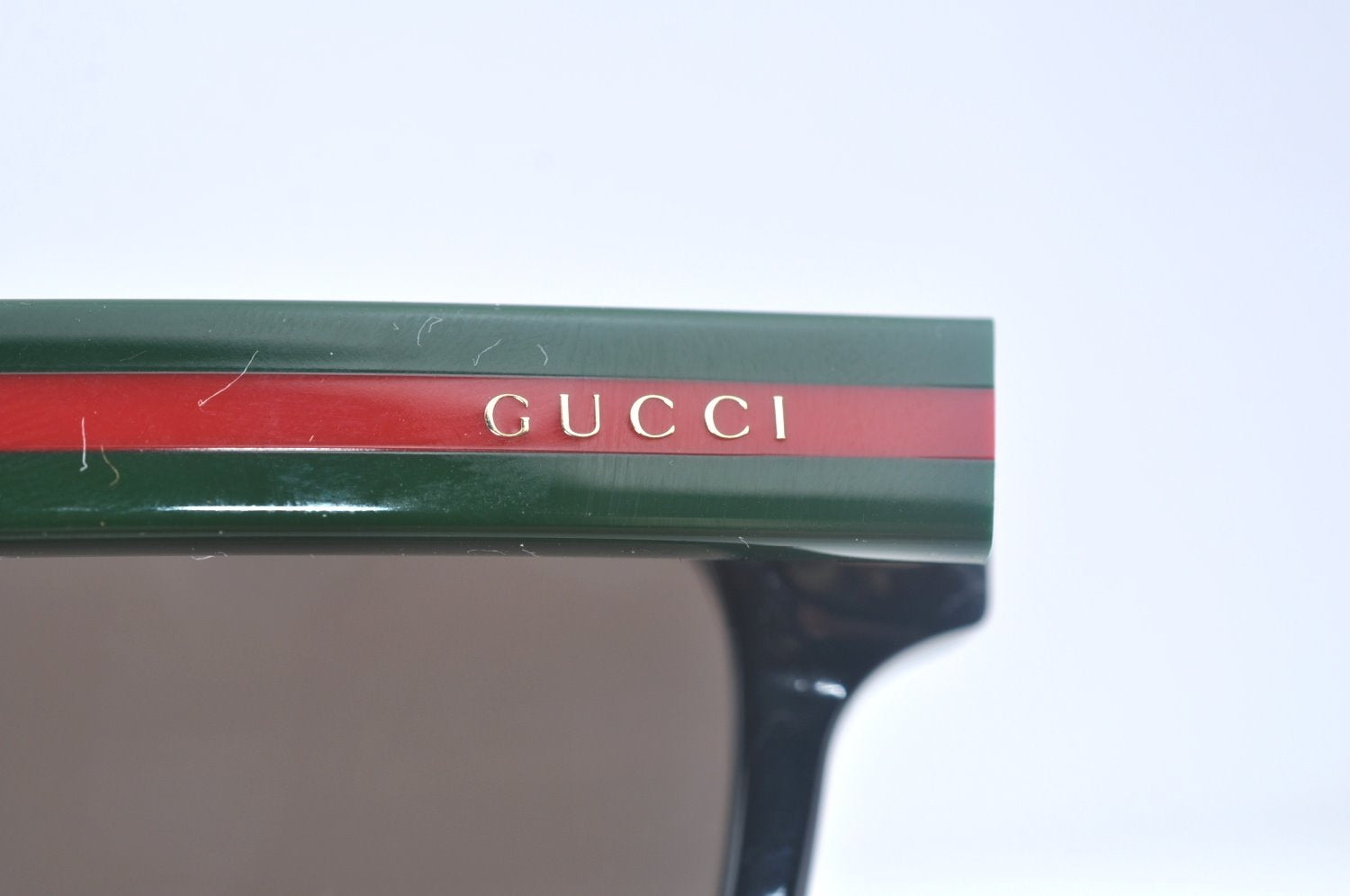 Authentic GUCCI Web Sherry Line Sunglasses GG 0848SK Plastic Black L0070