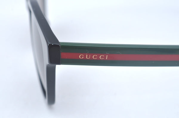 Authentic GUCCI Web Sherry Line Sunglasses GG 0848SK Plastic Black L0071