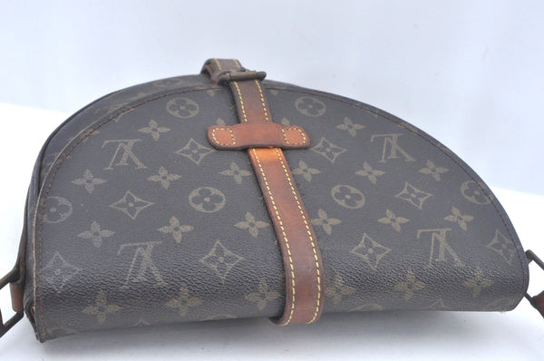 Authentic Louis Vuitton Monogram Chantilly GM Shoulder Cross Bag M51232 LV L0073