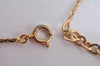 Authentic Christian Dior Gold Tone Chain Pendant Imitation Pearl Necklace  L0079