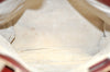 Authentic BURBERRY Check Hand Tote Bag PVC Leather Beige L0083