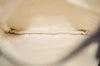 Authentic BVLGARI Logomania Shoulder Bag Pouch Canvas Leather Beige Brown L0086