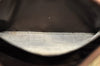 Authentic Burberrys Vintage Nova Check Clutch Bag Canvas Beige L0087