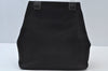 Authentic PRADA Vintage Nylon Plastic Hand Tote Bag Purse Black L0093