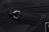 Authentic PRADA Vintage Nylon Plastic Hand Tote Bag Purse Black L0093