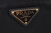 Authentic PRADA Nylon Leather Shoulder Cross Body Bag Black L0094